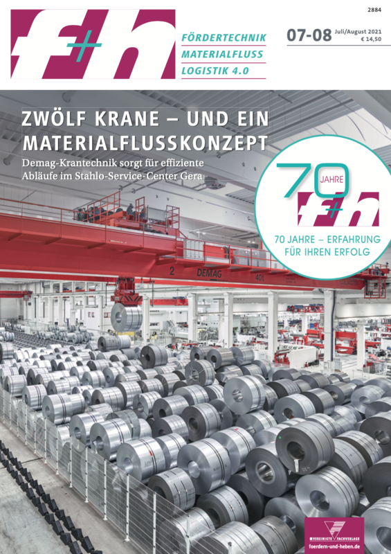 Jubiläumsausgabe: 70 Jahre f+h Fördertechnik / Materialfluss / Logistik 4.0 - 7-8/2021